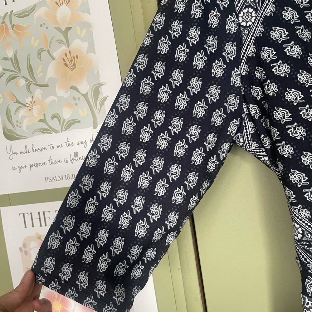 prAna Belladonna faux wrap dress Sz L - Picture 4 of 9